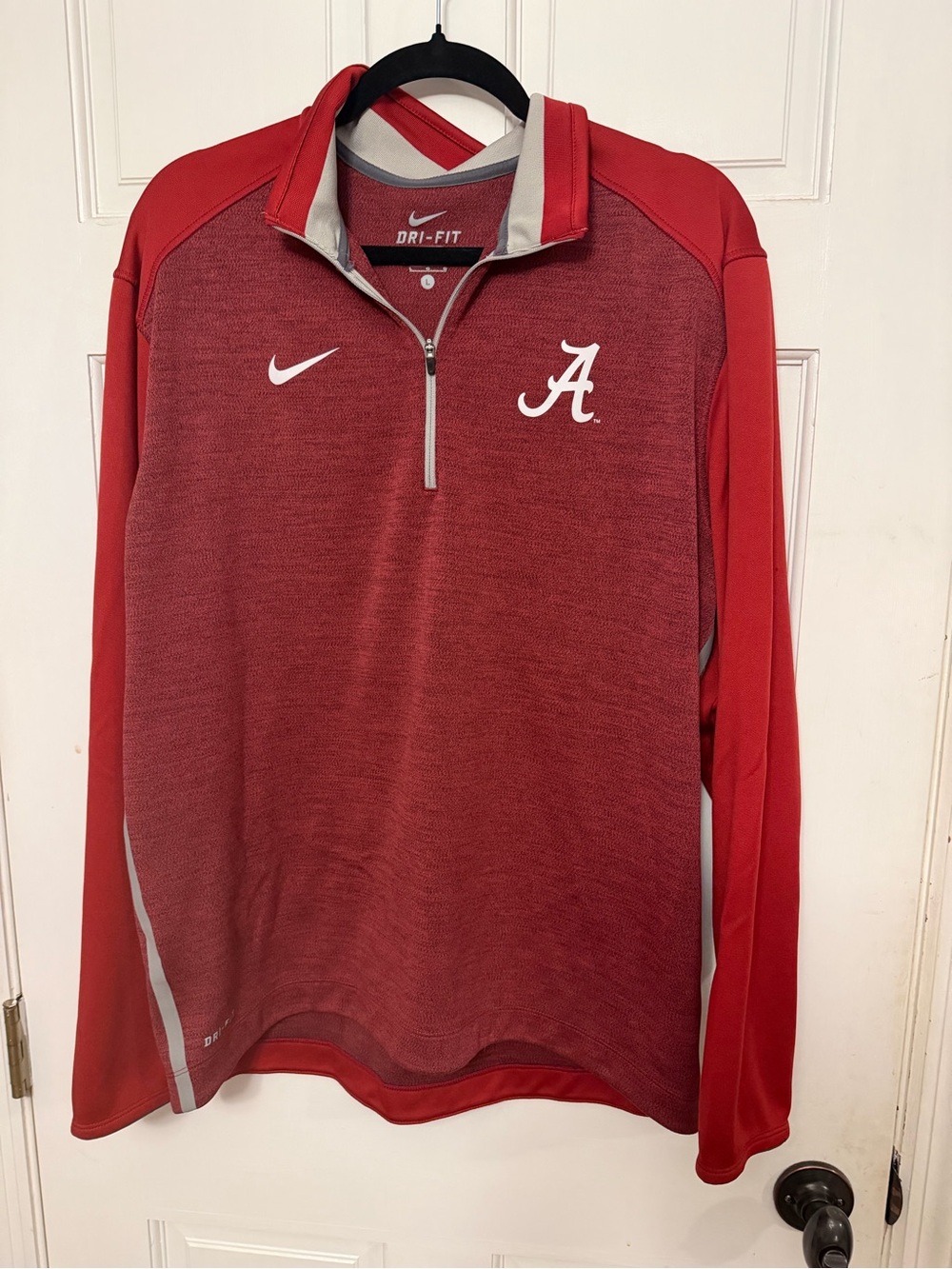 Nike Red Alabama Dri-FIT 1/4 Zip Pullover